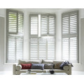 Hermoso obturador de la ventana Home Shutter Louver Persianas de madera